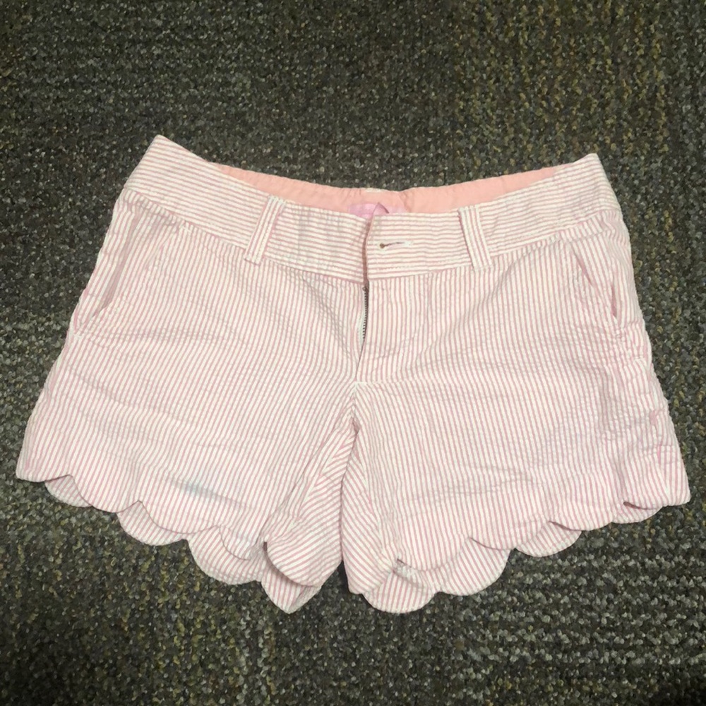 Lilly pulitzer 00 seersucker shorts